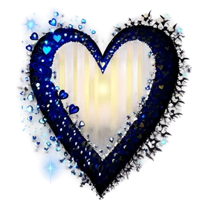 Sparkling Heart Effect PNG A