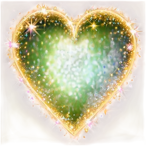 Sparkling Heart Effect PNG B