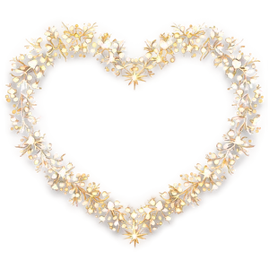 Sparkling Heart Outline PNG Umm55 PNG