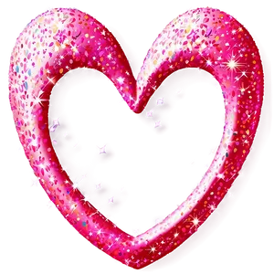 Sparkling Heart Overlay Png Fdf48 PNG image