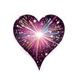 Sparkling Heart Vector PNG 06132024 PNG