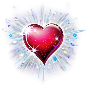 Sparkling Heart Vector PNG Dar2 PNG