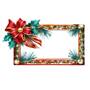 Sparkling Holiday Border Png Ynl PNG image