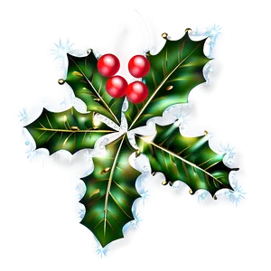 Sparkling Holly PNG 81