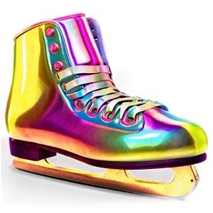 Sparkling Ice Skates PNG Dth10