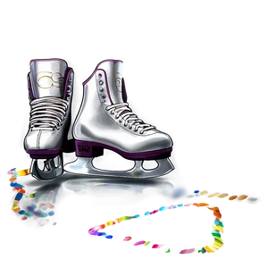 Sparkling Ice Skates PNG Sfp95 PNG