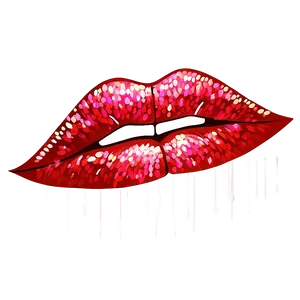 Sparkling Kissy Lips PNG Lji71