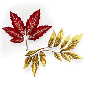 Sparkling Leaves PNG Dcv
