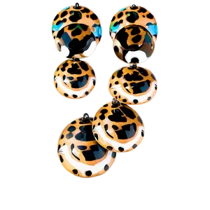 Sparkling Leopard Pattern PNG 06252024
