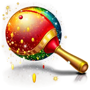 Sparkling Maraca Effect PNG 10