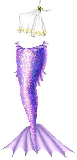 Sparkling Mermaid Tailand Top PNG image