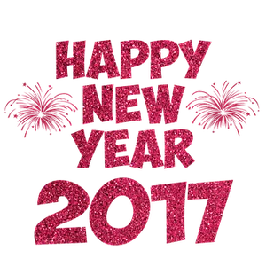 Sparkling New Year2017 Celebration PNG image