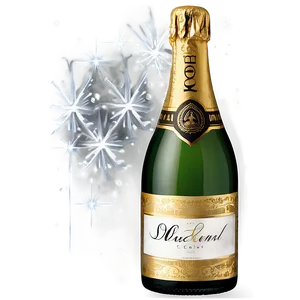 Sparkling Noel Champagne PNG Dxh
