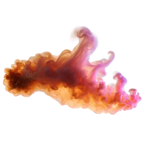 Sparkling Orange Smoke Dream PNG Iuk94 PNG