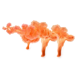 Sparkling Orange Smoke Dream PNG Pmk18 PNG
