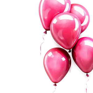 Sparkling Pink Balloons Event PNG 06122024 PNG