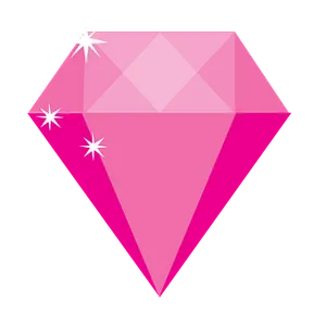 Sparkling Pink Diamond Graphic