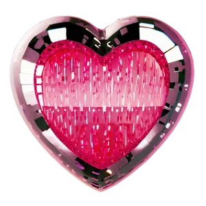 Sparkling Pink Heart Picture Png Agg2 PNG image
