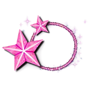 Sparkling Pink Stars PNG 06122024 PNG