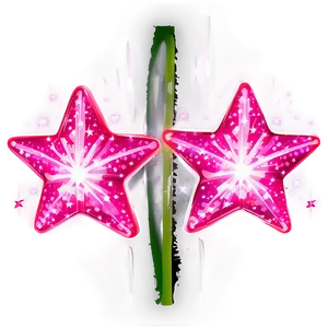Sparkling Pink Stars PNG Xck