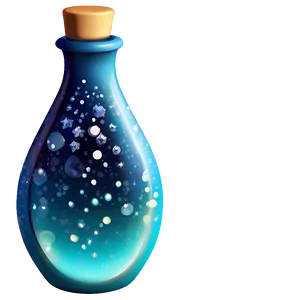 Sparkling Potion Bottle Png Jds81 PNG image