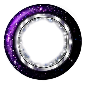 Sparkling Purple Circle PNG Clp