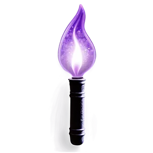 Sparkling Purple Flame PNG 20