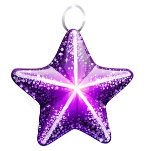 Sparkling Purple Star Art PNG 88 PNG