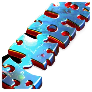 Sparkling Puzzle Pieces PNG 74 PNG