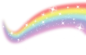 Sparkling Rainbow Arcoiris PNG image