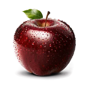 Sparkling Red Apple PNG Qmw
