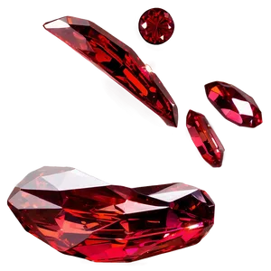 Sparkling Red Crystal PNG Mec19 PNG
