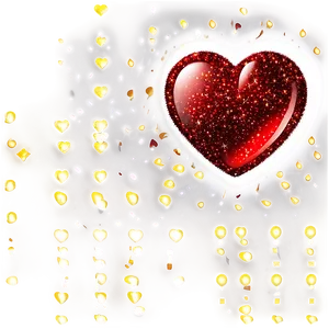 Sparkling Red Heart Emoji Png Vah PNG image