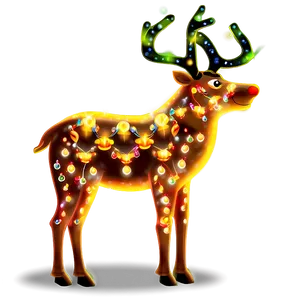 Sparkling Reindeer Png Vla96 PNG image