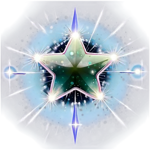 Sparkling Rounded Star Png Psw PNG image