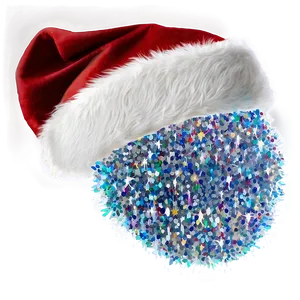 Sparkling Santa Hat Logo Png 04302024 PNG image