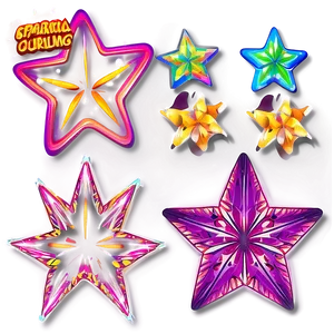Sparkling Star Outline PNG 05252024 PNG