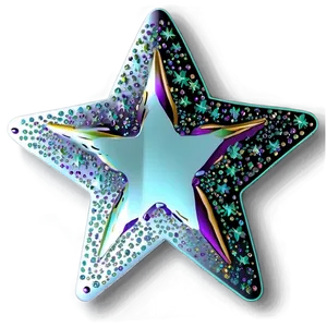 Sparkling Star Pattern Png 06132024 PNG image