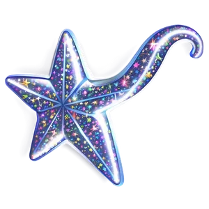 Sparkling Star Sticker Png 06132024 PNG image