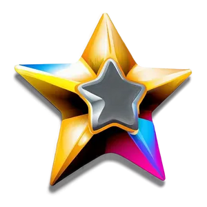 Sparkling Star Vector Png Wvb74 PNG image