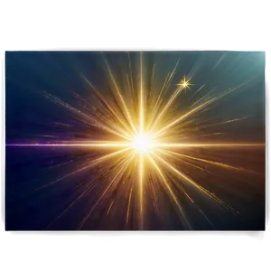 Sparkling Sun Flare PNG Qtj