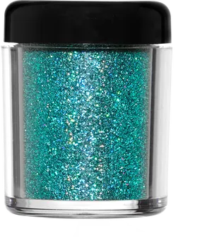 Sparkling Teal Glitter Jar PNG image