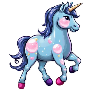 Sparkling Unicorn Clipart Png 06262024 PNG image