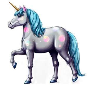 Sparkling Unicorn Png 05032024 PNG image