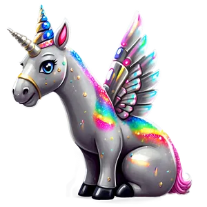 Sparkling Unicorn Png 98 PNG image