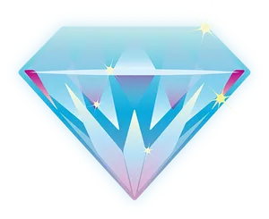 Sparkling Vector Diamond Illustration