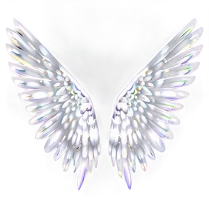 Sparkling White Wings PNG 06262024