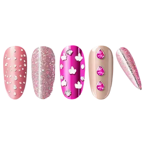Sparkly Acrylic Nails Designs PNG 06202024