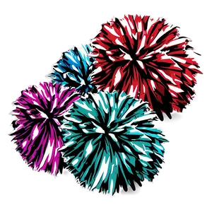 Sparkly Cheer Pom Poms Png Axw80 PNG image