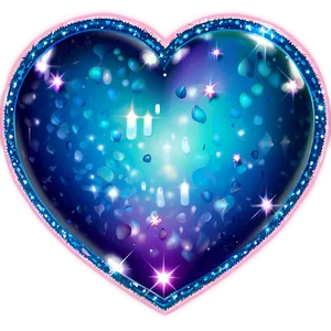 Sparkly Heart Clipart Fantasy PNG 05252024 PNG